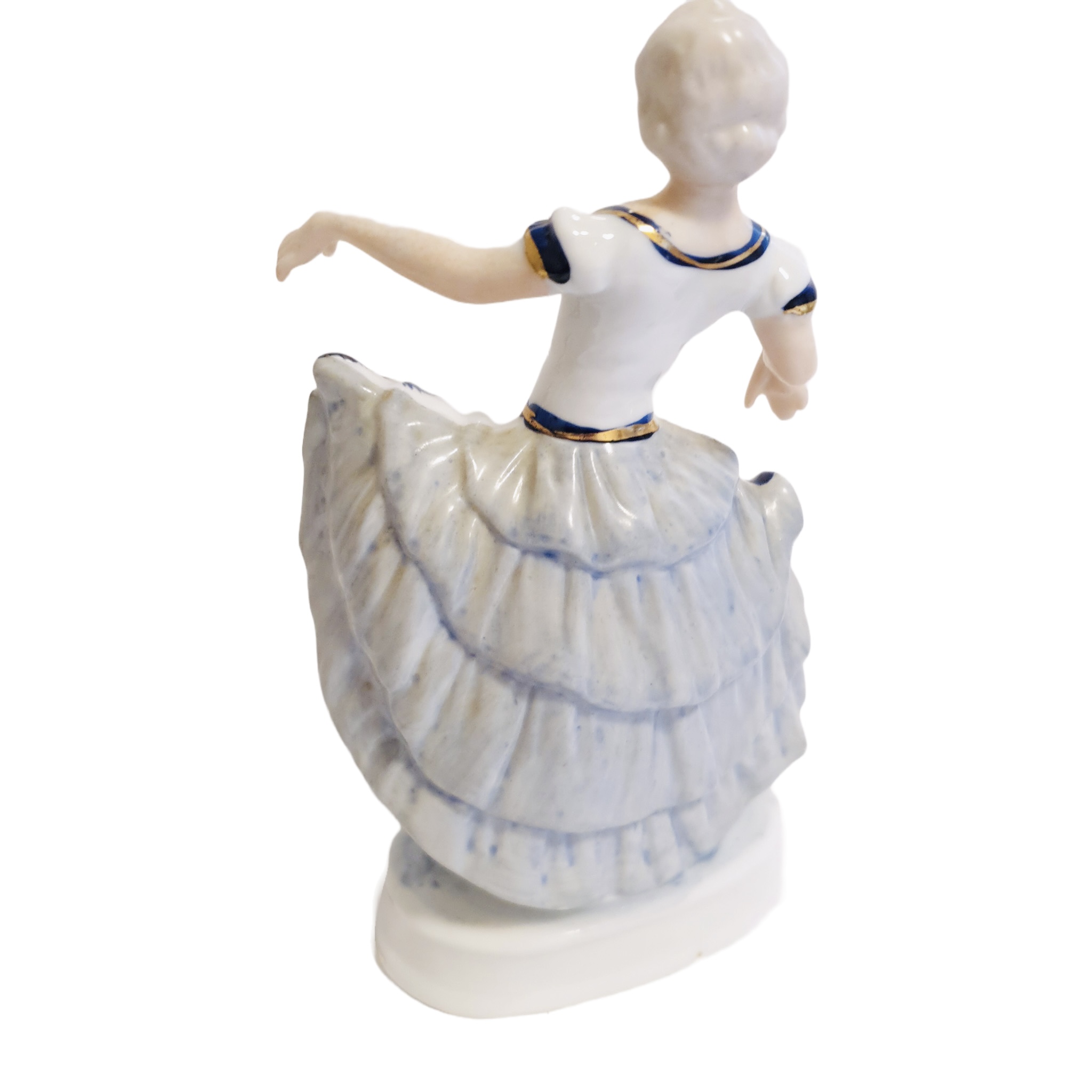 Vintage porcelain figurine, Flamengo dancer Lady ,